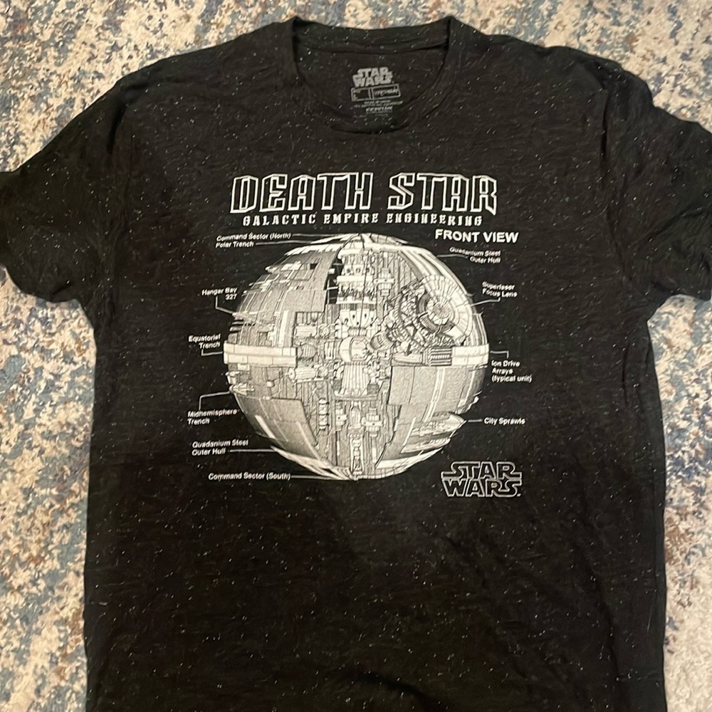 Star Wars Death Star Schematic T-shirt